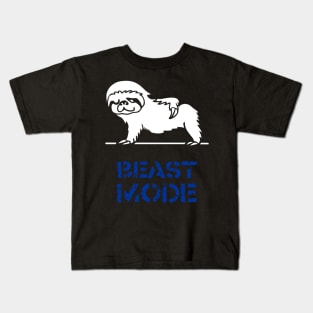 Beast Mode Sloth Kids T-Shirt